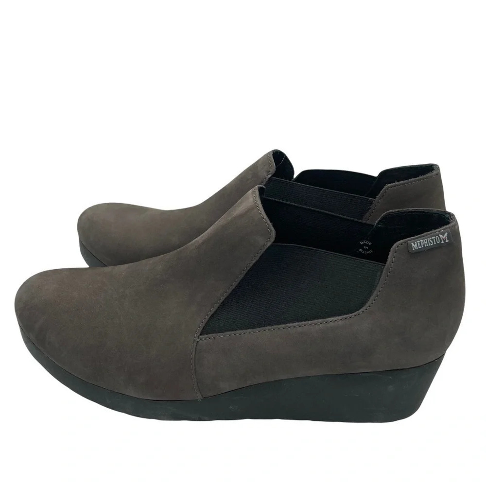 NWOT Memphisto Tosca Chelsea Slip On Wedge Bootie Sz: 8.5